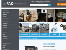 Tablet Screenshot of pak-onderdelen.nl